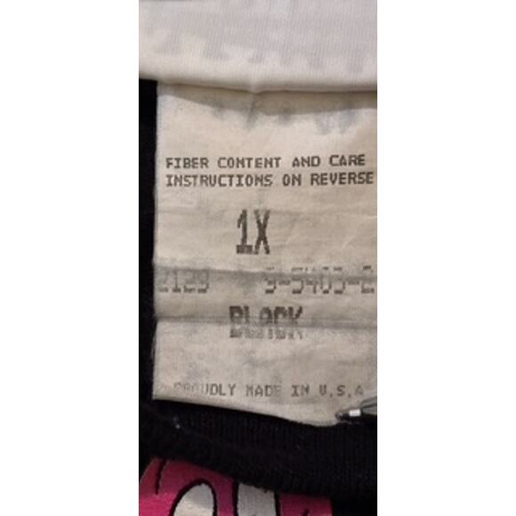 Vintage 1994 Dobie Flintstones T-Shirt Black Families Graphic Unisex 1X - Picture 6 of 6